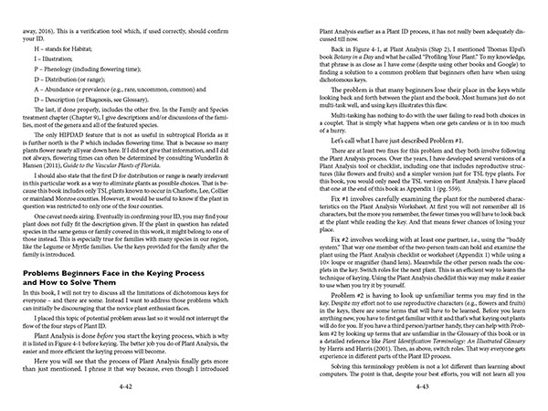 page from Trees, Shrubs, and Vines of Southwest Florida by Robert A. Hattaway