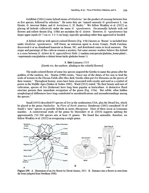 page from Flora of northern Alabama, Daniel D. Spaulding et al., 2023